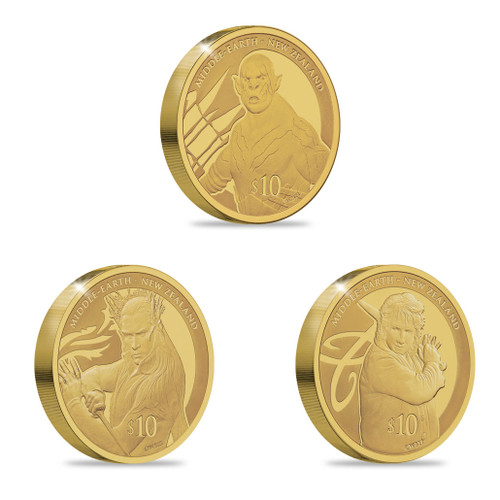 ホビット 竜に奪われた王国 プレミアム金貨3枚セット