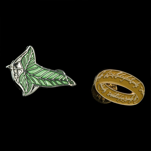 エルフの葉とひとつの指輪 コレクタブル・ピンバッジセット