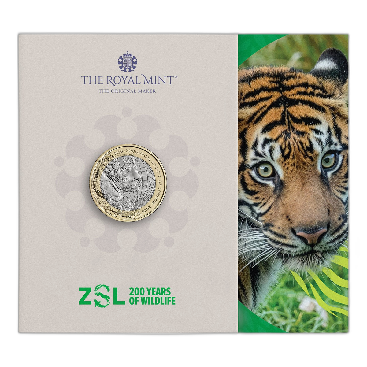 ロンドン動物学会設立200周年記念 2026年英国2ポンドBU貨