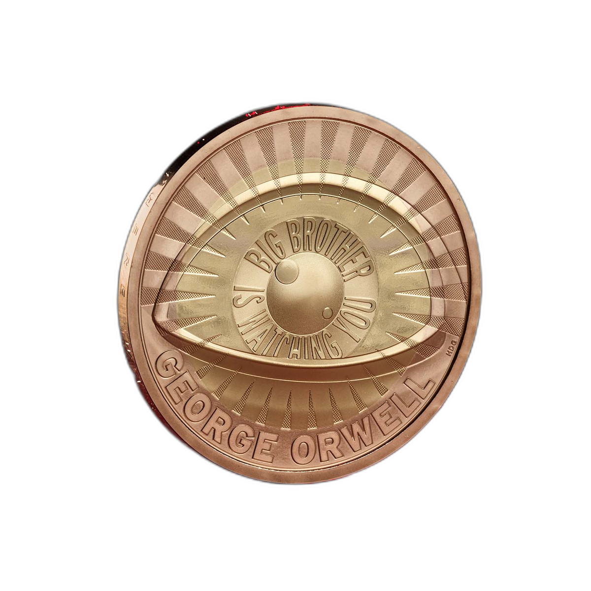 ジョージ・オーウェル記念 2025年 英国 2ポンド金貨 プルーフ