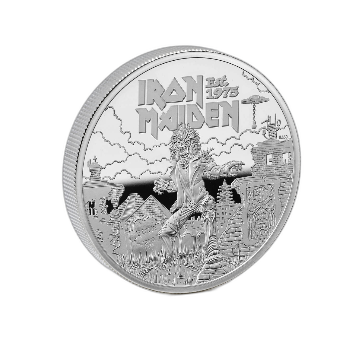 アイアン・メイデン 2025年 英国 2オンス プルーフ銀貨