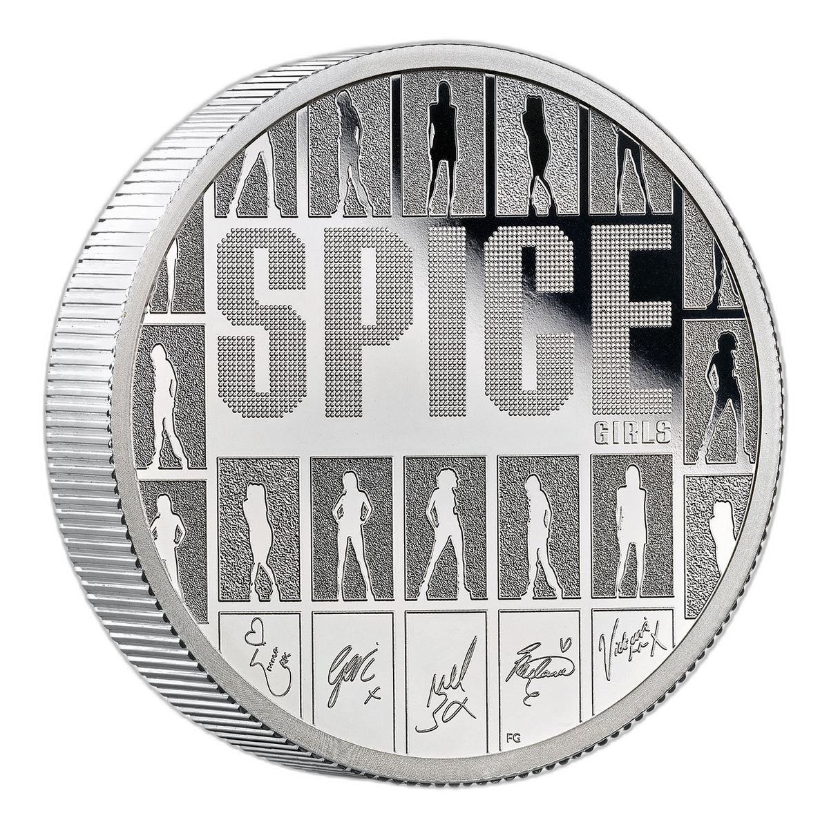 スパイス・ガールズ デビュー30周年記念 2026年 英国 2オンスプルーフ銀貨