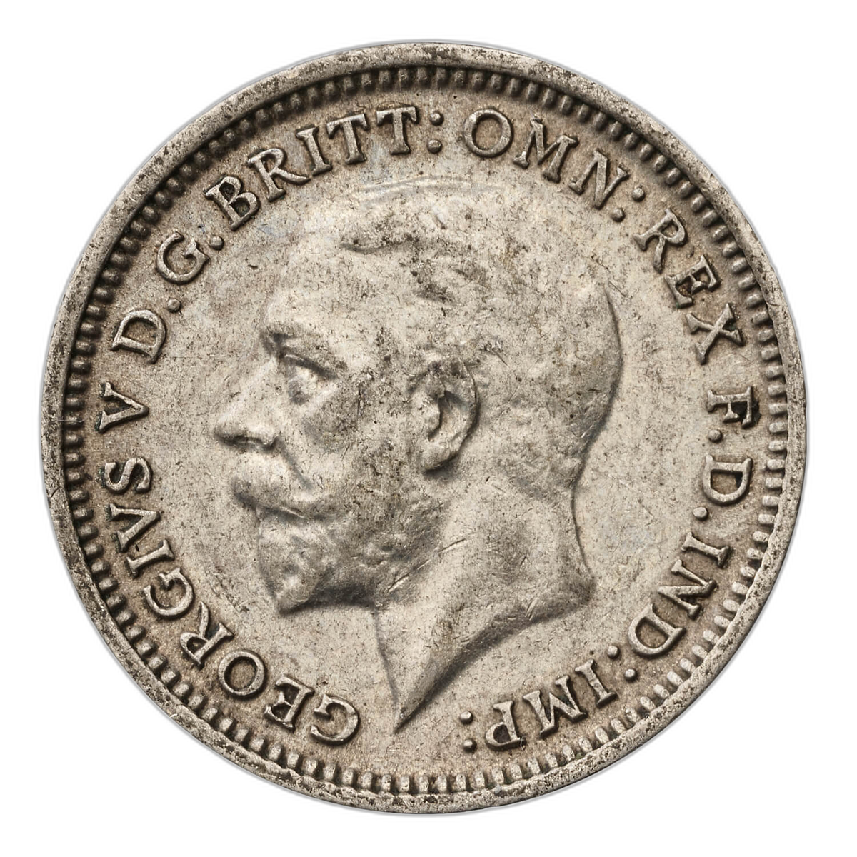 近代イギリスの成立 ジョージ5世 3ペンス銀貨
