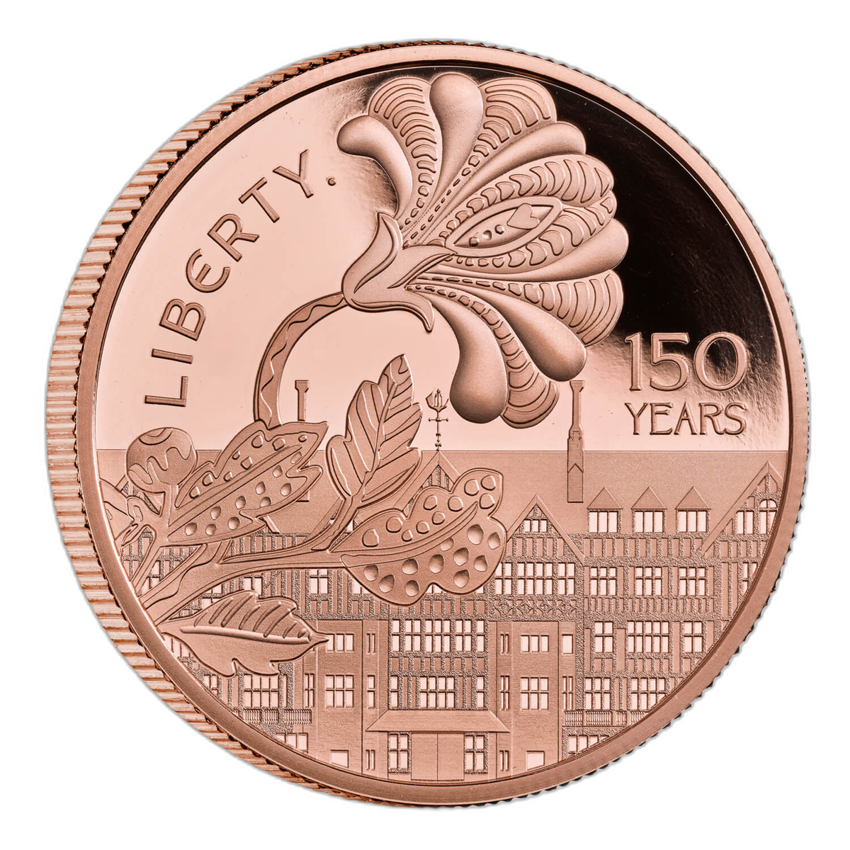 リバティ百貨店創業150周年記念 2025年 5ポンド プルーフ金貨