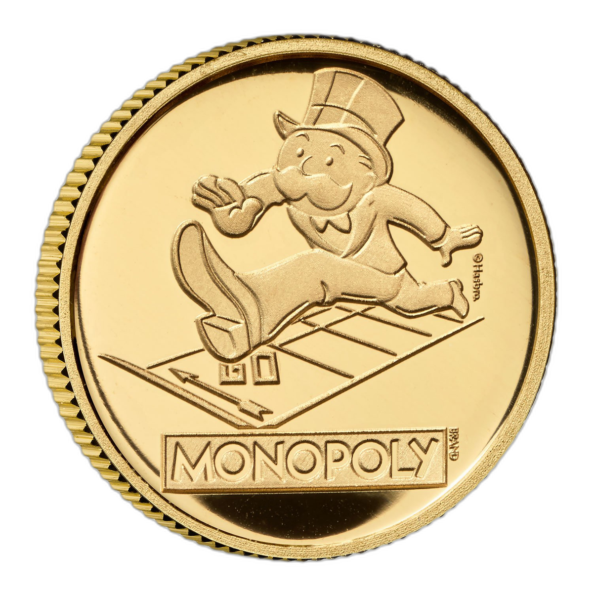 モノポリー90周年記念 英国 1/40オンス プルーフ金貨