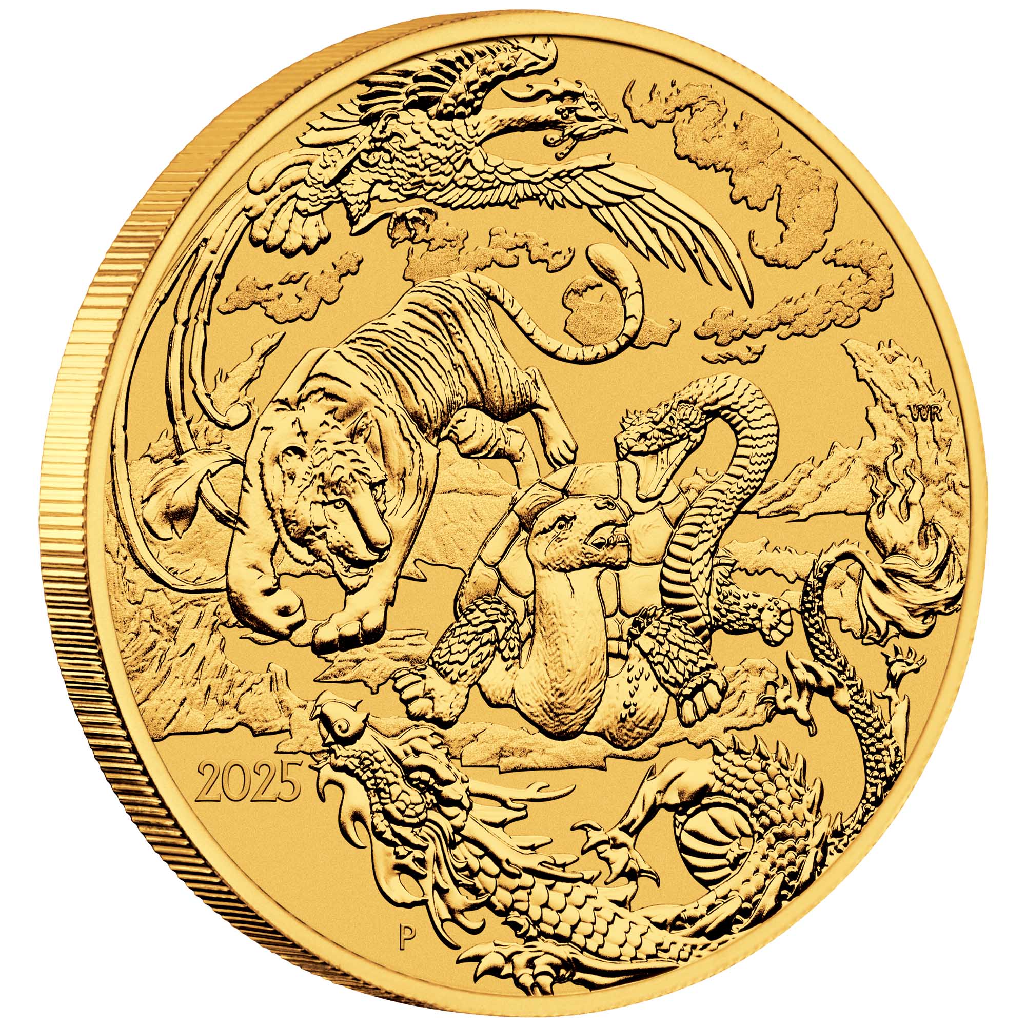 中国神話・四神 2025 1オンス金貨