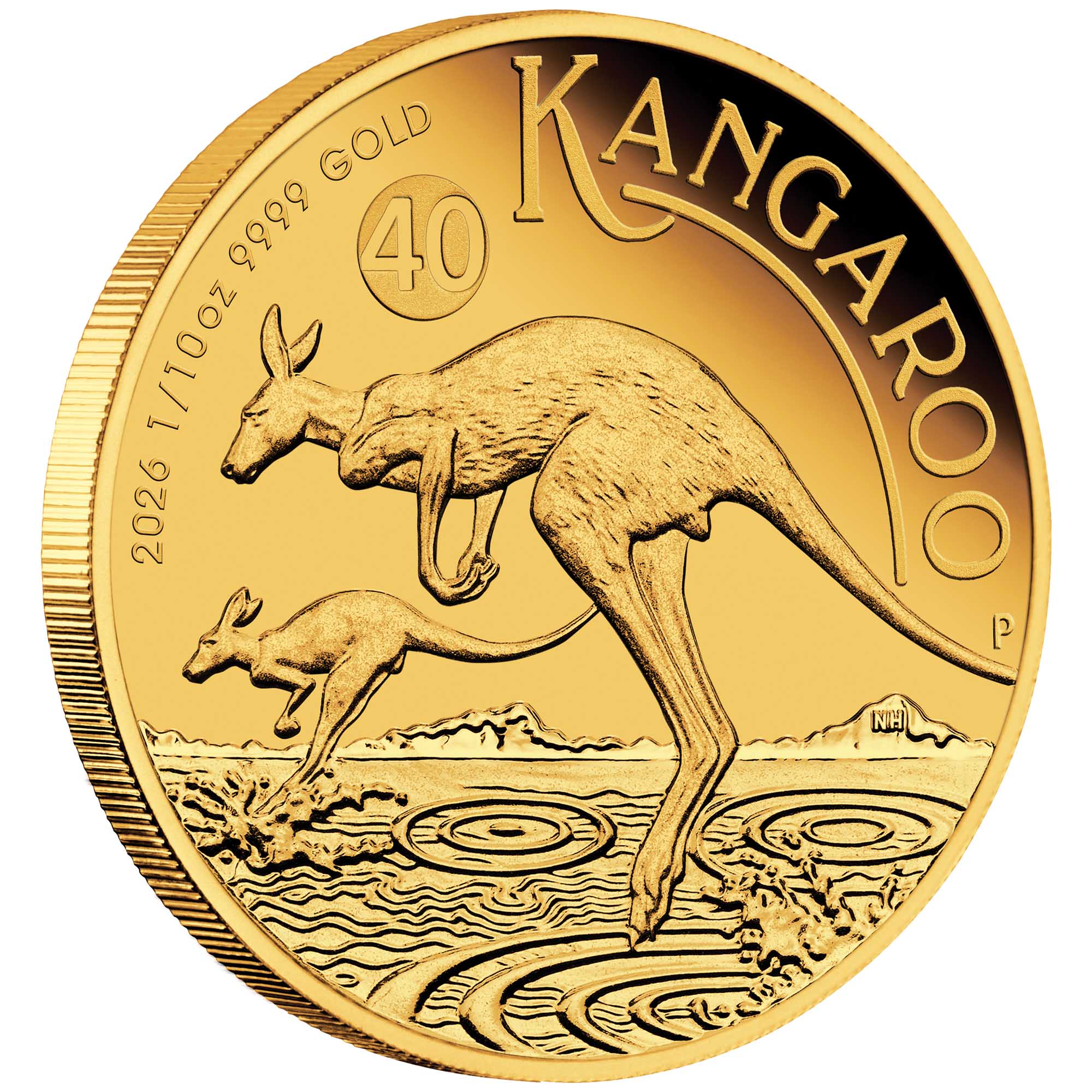 2026年 オーストラリア カンガルー 1/10オンス プルーフ金貨