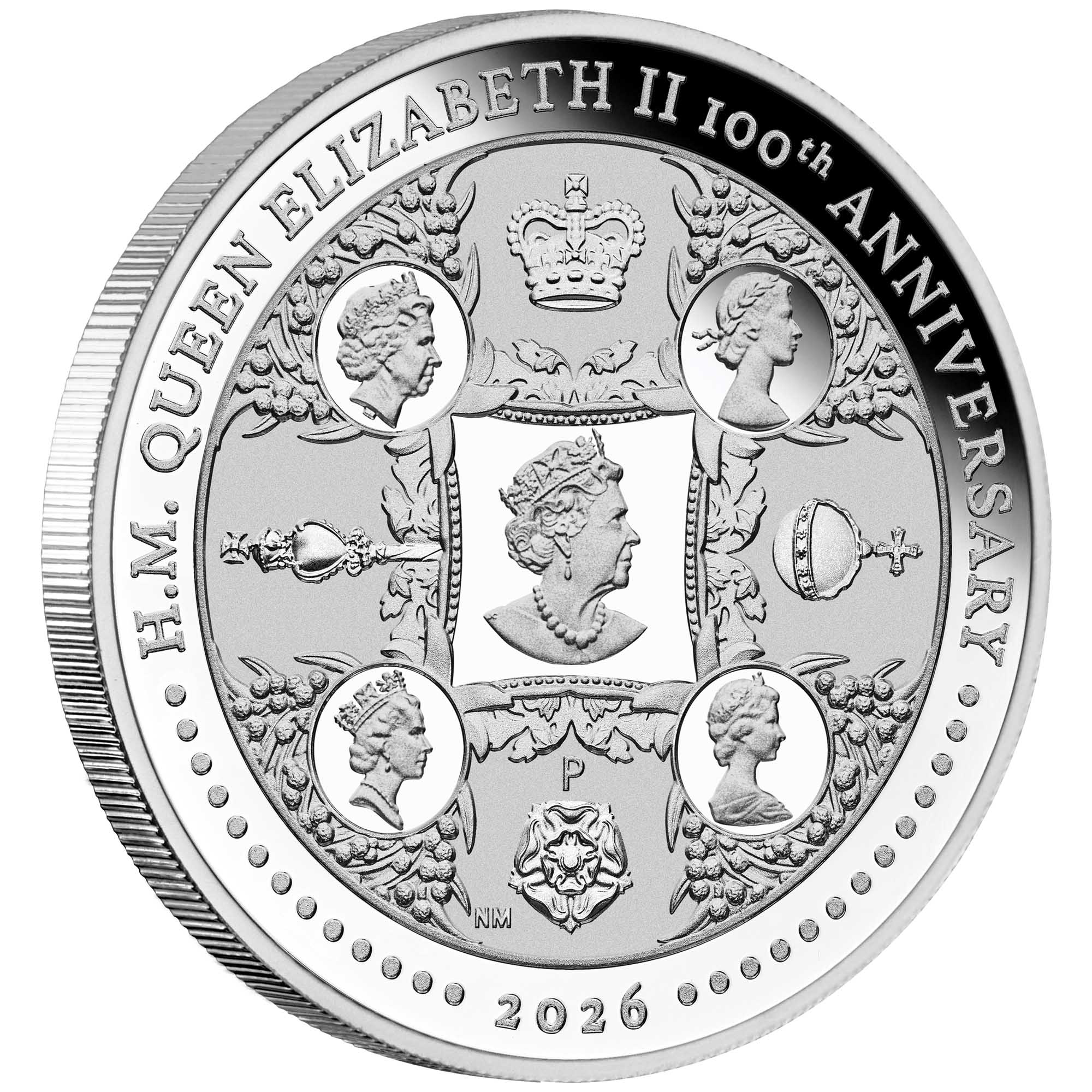 エリザベス2世 生誕100周年記念 2026年 1オンス プルーフ銀貨