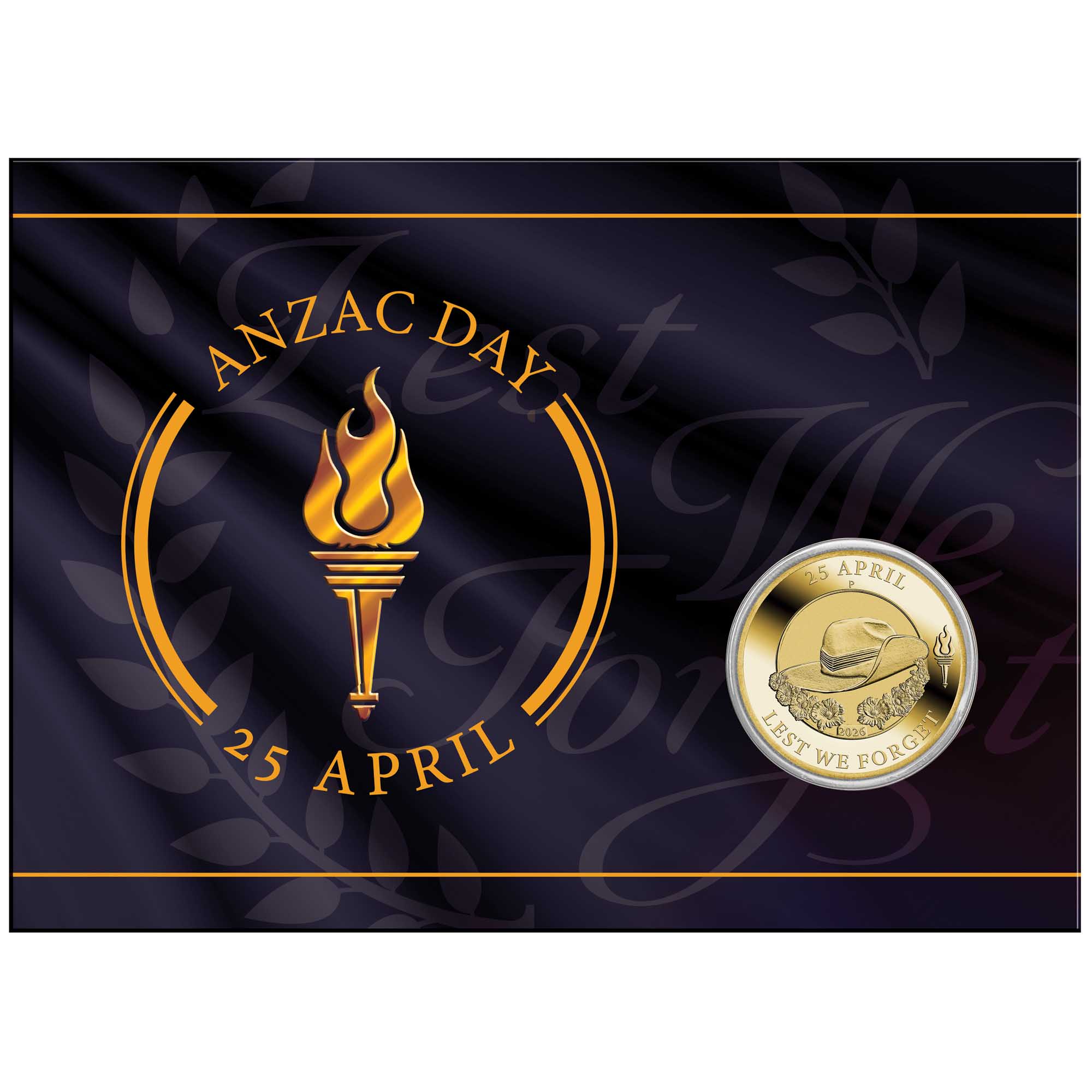 アンザック・デー 2026年 1ドル記念貨幣 カードパッケージ
