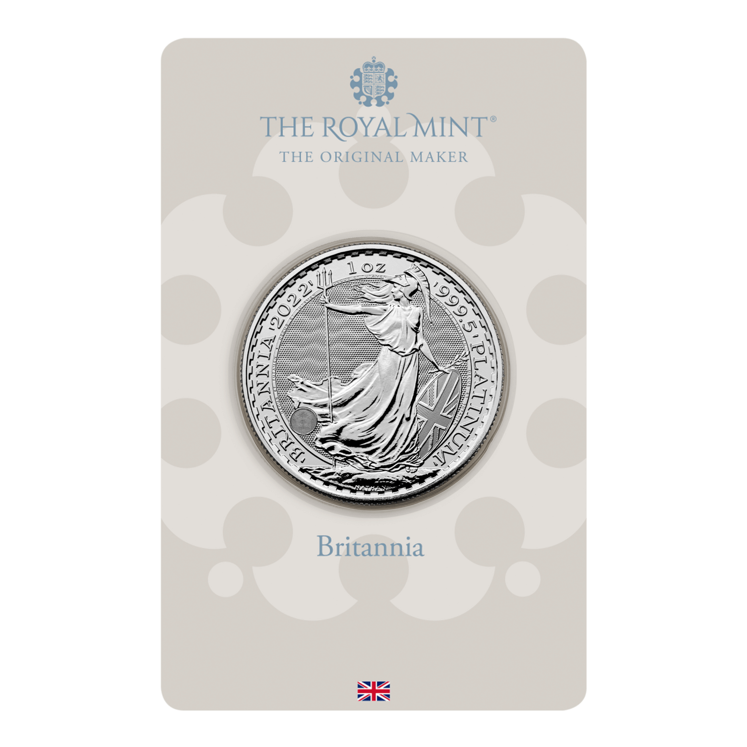 Britannia 2022 1 oz Platinum Bullion Coin in Blister