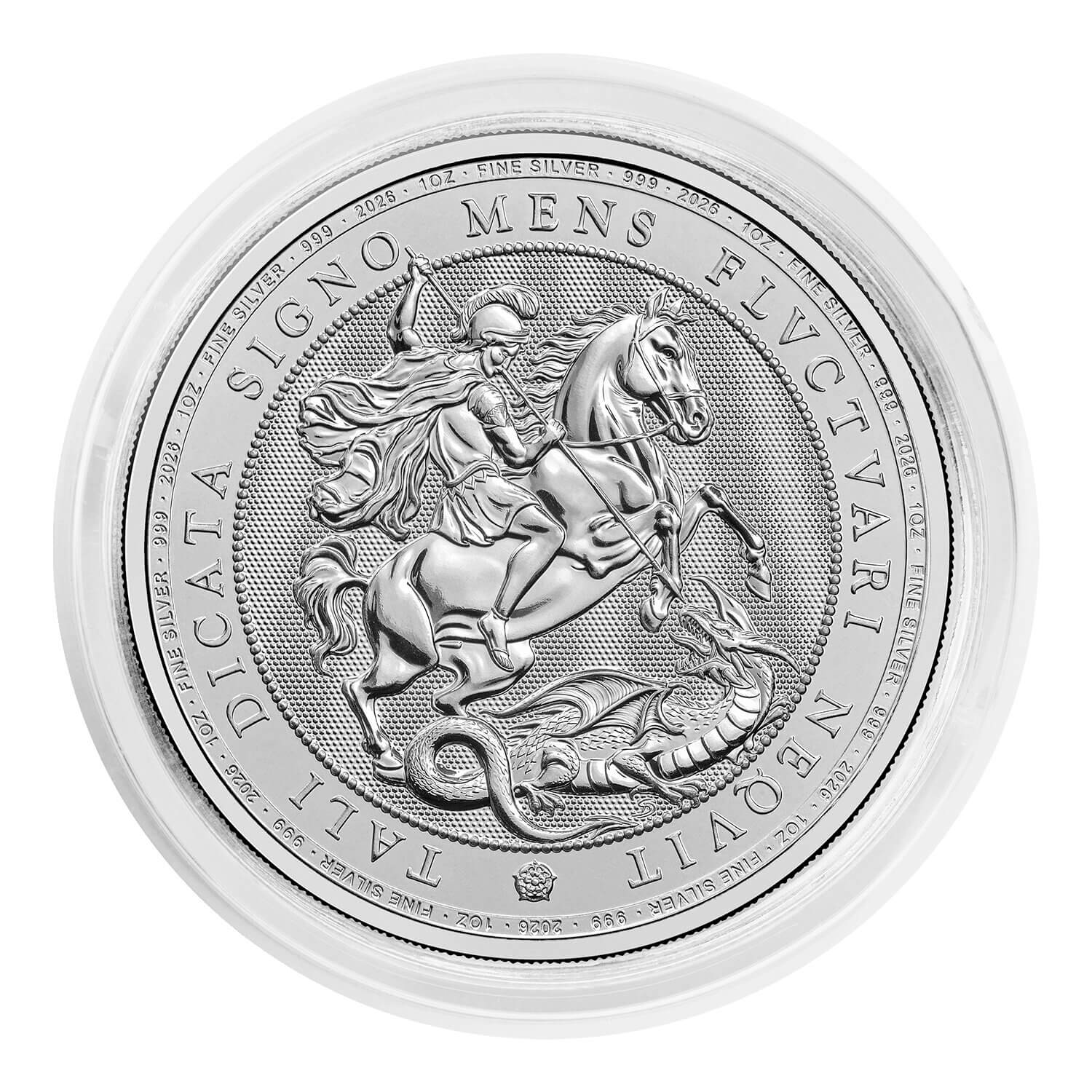 2026年 セントジョージと竜 1オンス銀貨 ブルリオン