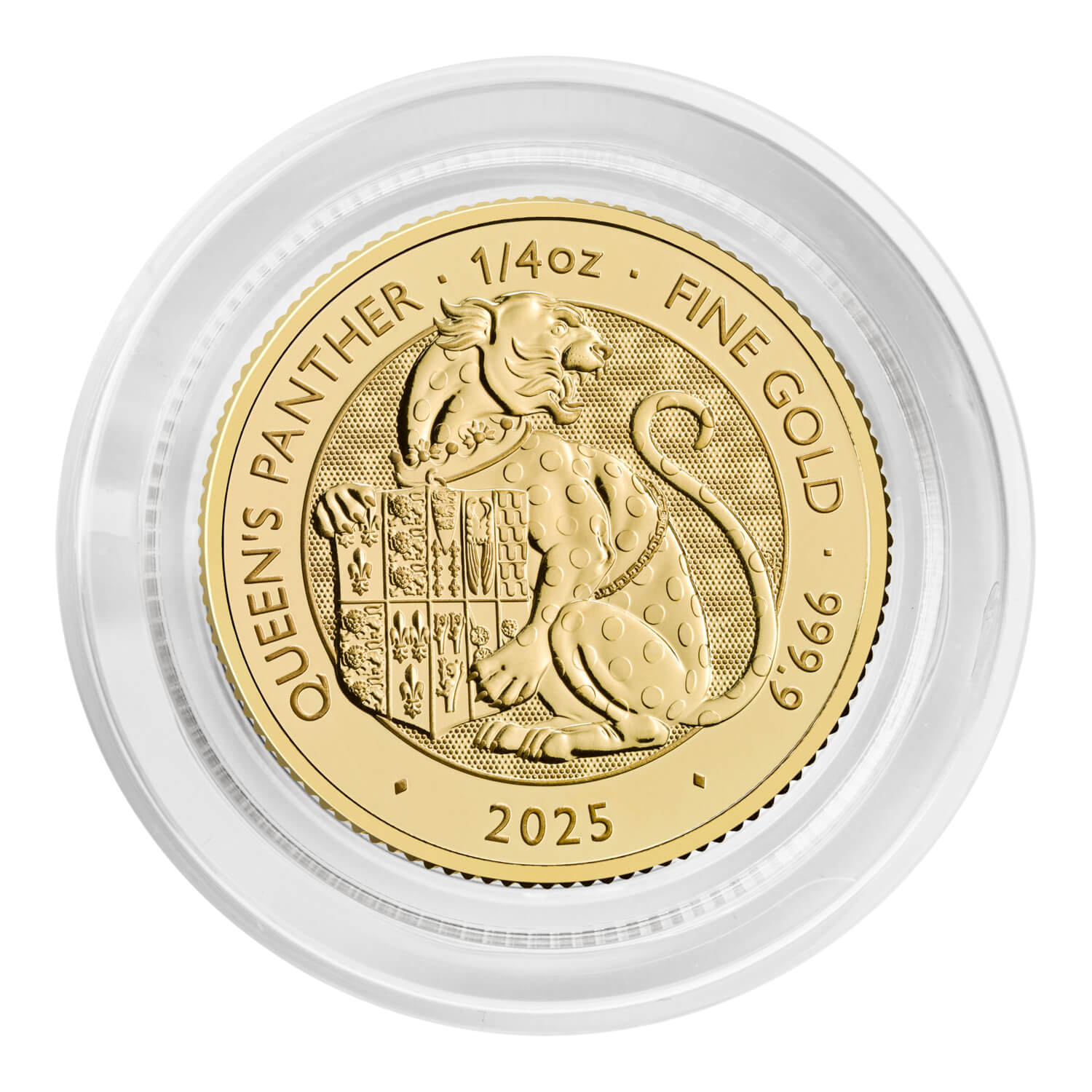 The Royal Tudor Beasts 2025 Queen's Panther 1/4oz Gold Bullion Coin