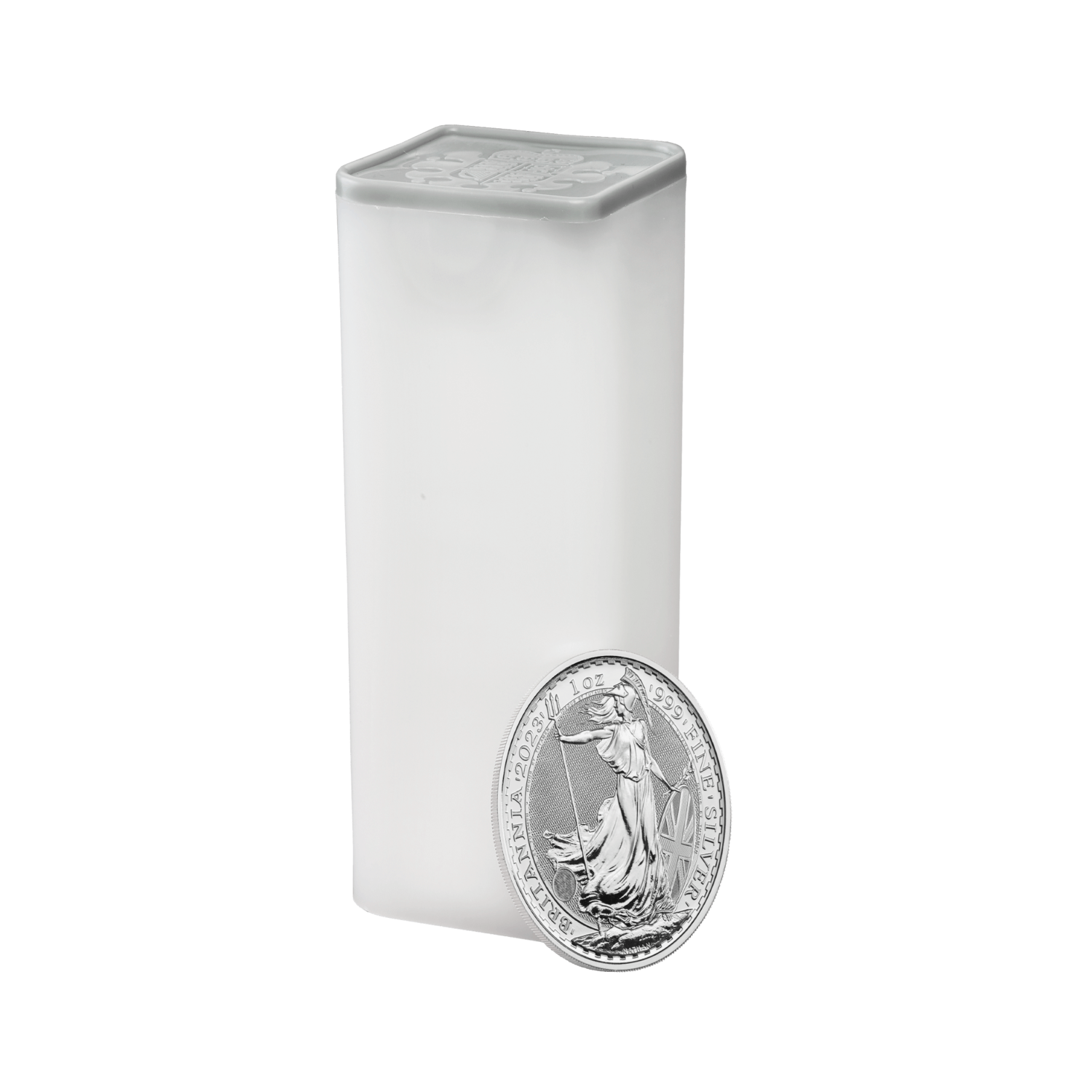 SH Britannia 2023 1 oz Silver Bullion Twenty Five Coin Tube (Queen Elizabeth II)