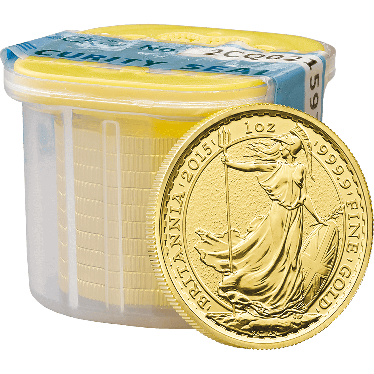 ブリタニア 2015 1オンス金貨 10枚チューブ