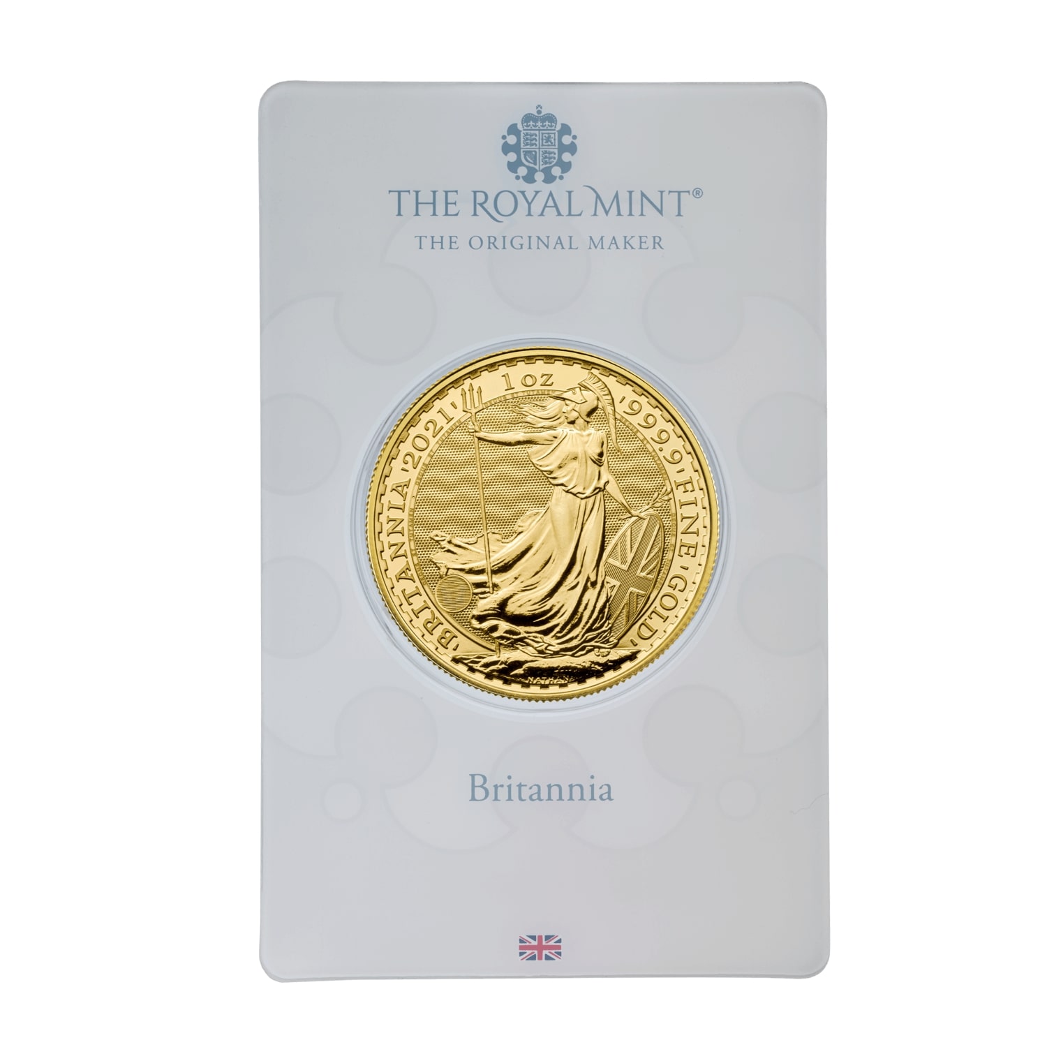 Britannia 2021 1 oz Gold Bullion Coin in Blister