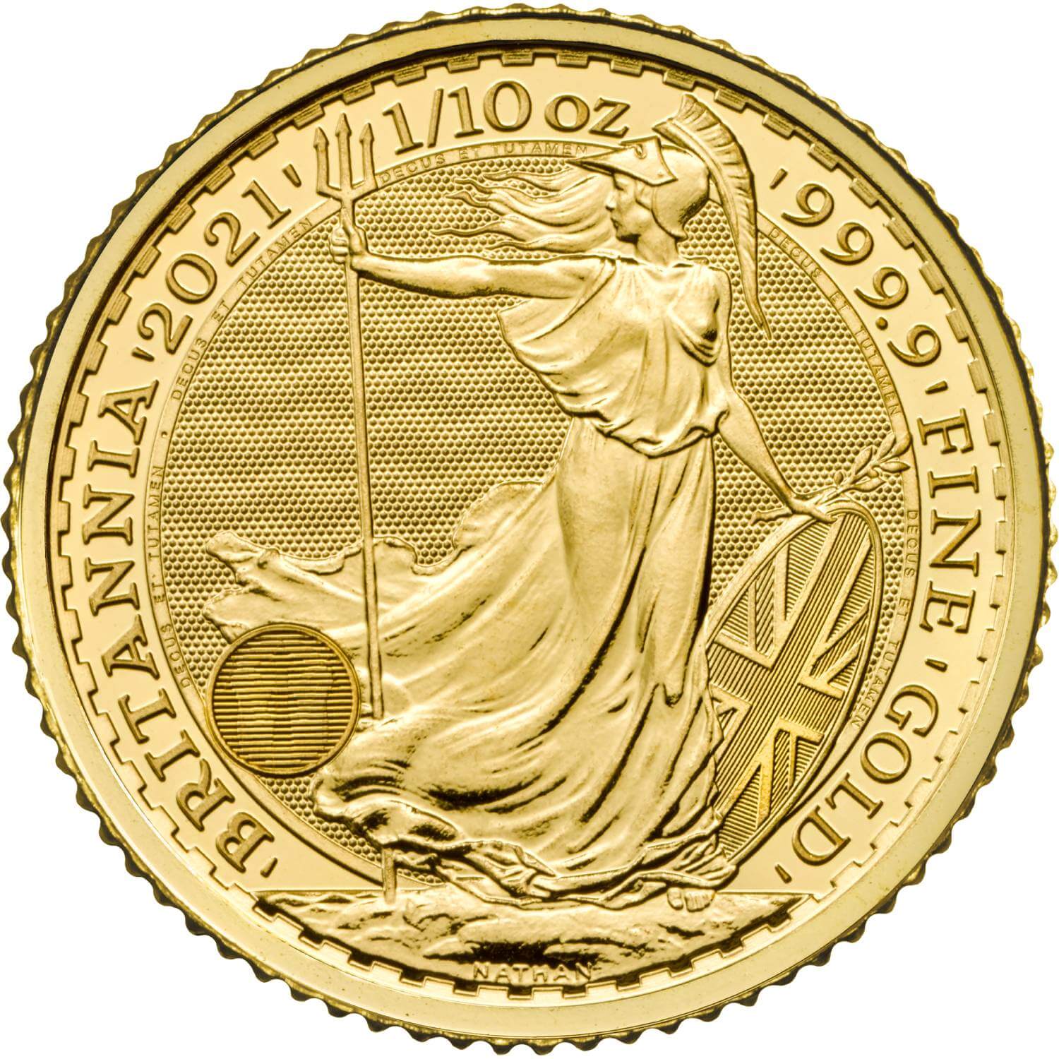 Britannia 2021 1/10 oz Gold Bullion Coin