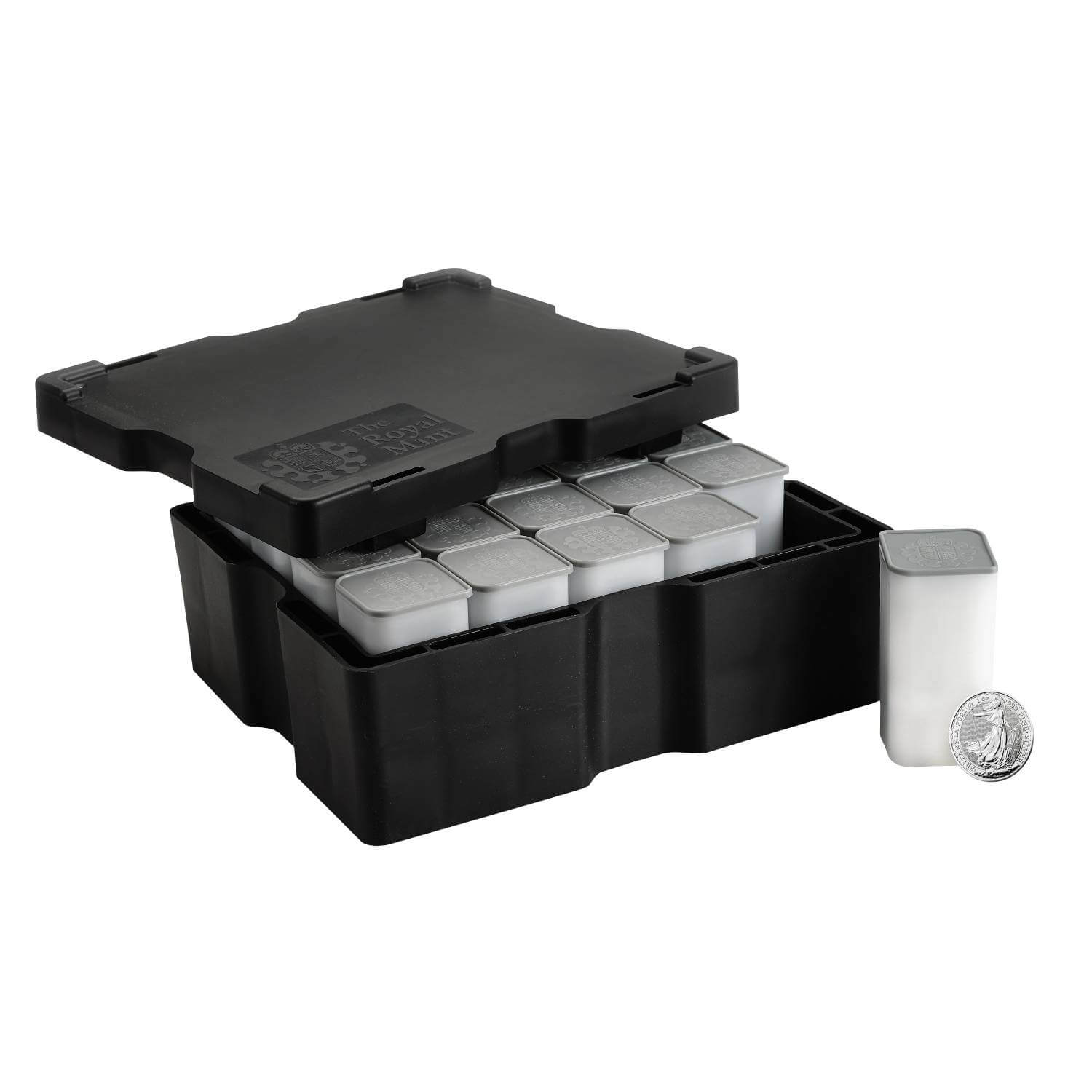 Britannia 2021 1 oz Silver Bullion Five Hundred Coin Box