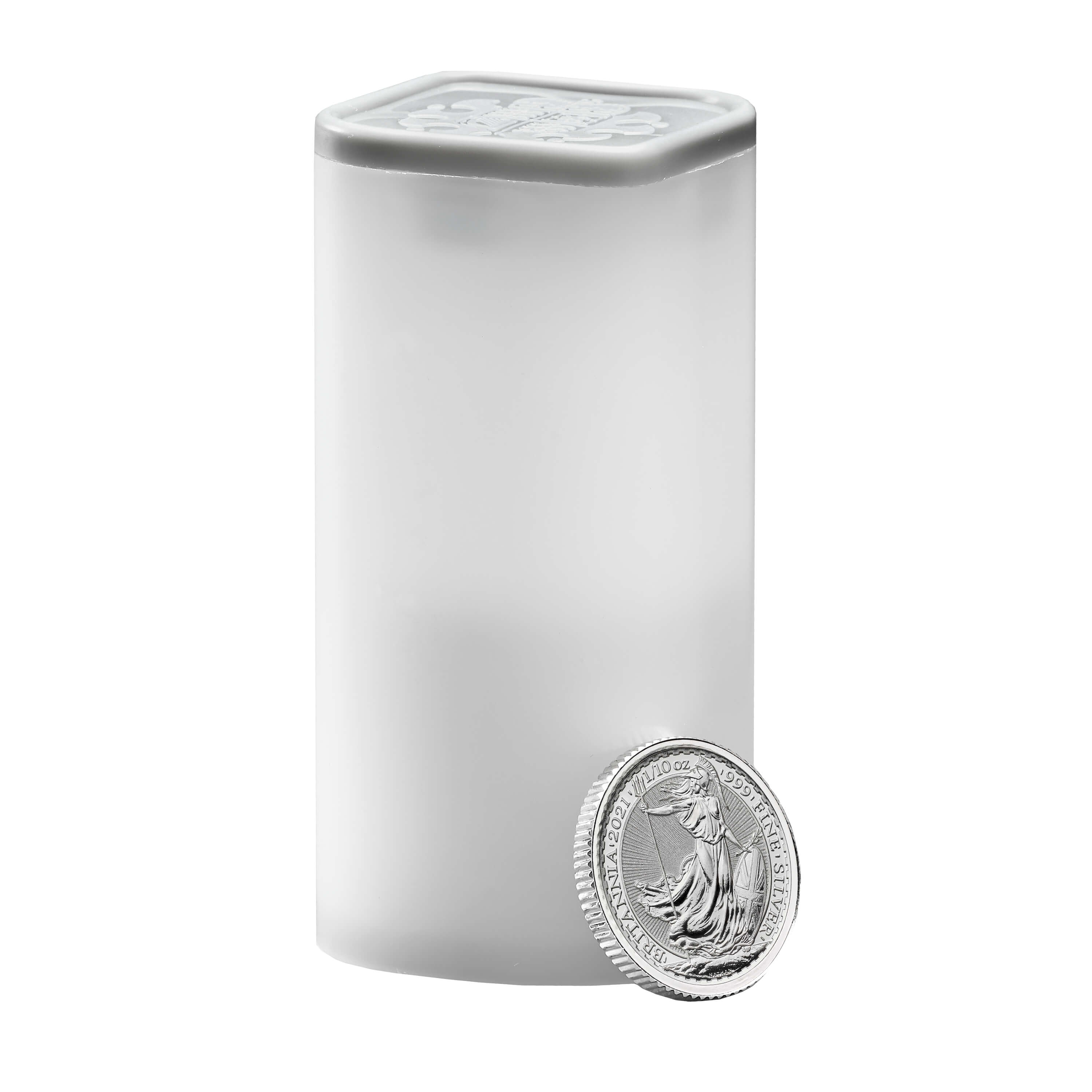 Britannia 2021 1/10 Oz Silver Bullion Sixteen Coin Tube