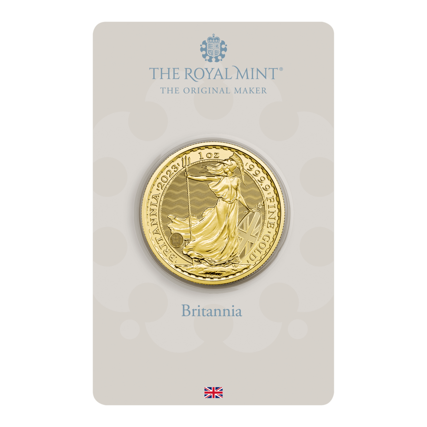 Britannia 2023 1 oz Gold Bullion Coin in Blister (King Charles III)