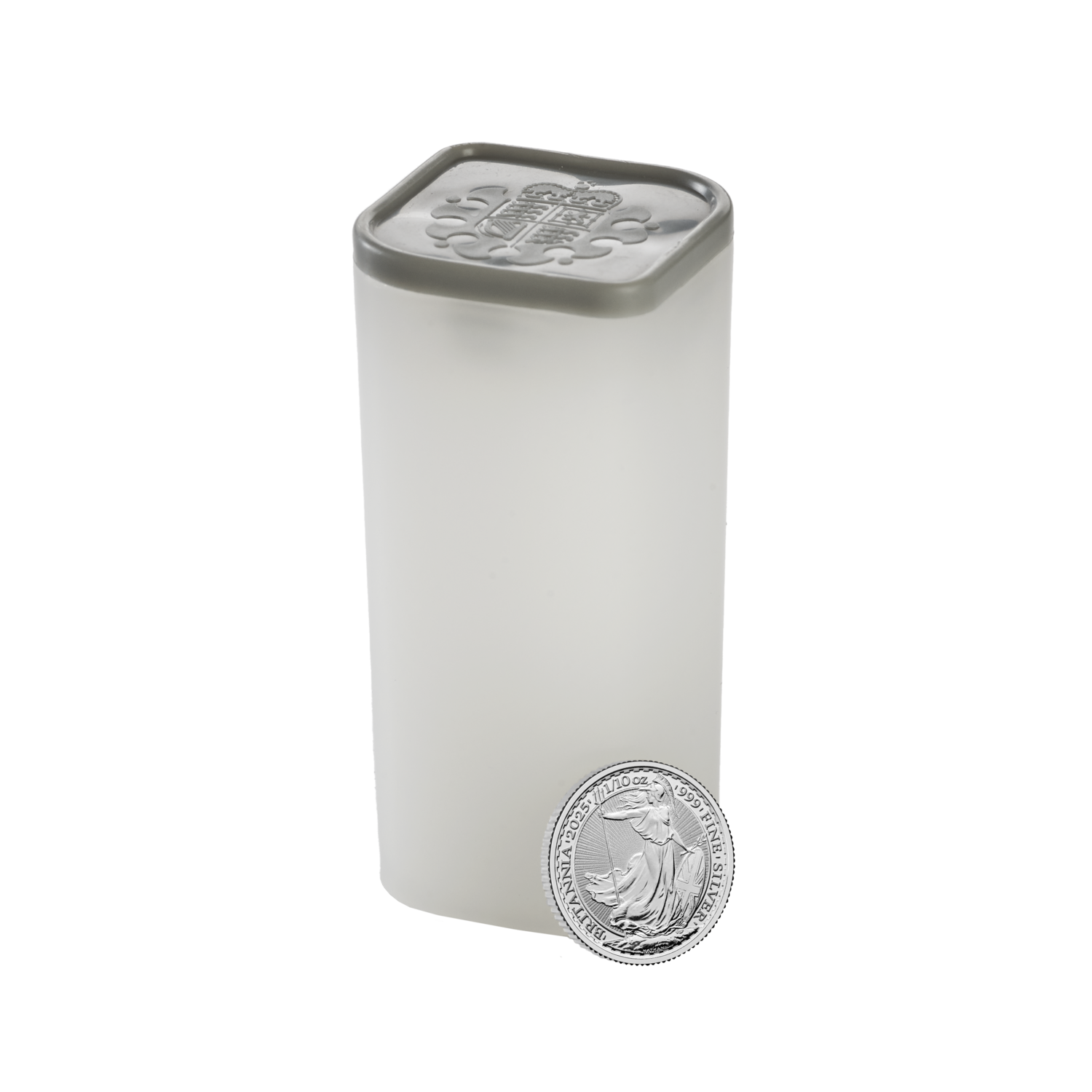 Britannia 2025 1/10oz Silver Bullion Sixteen-Coin Tube