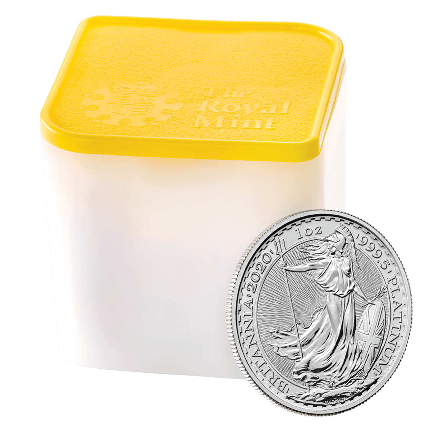 Britannia 2020 1 oz Platinum Bullion Ten Coin Tube