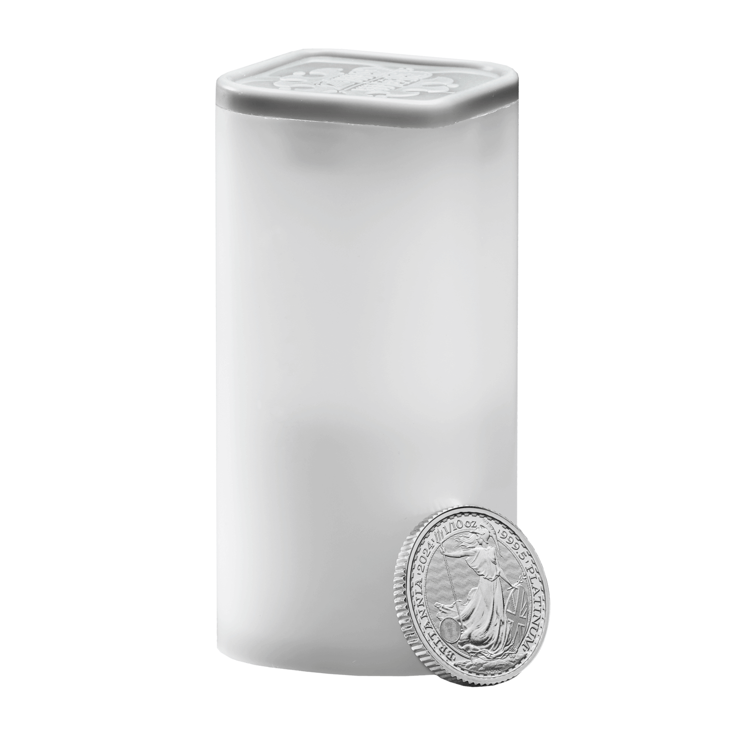 Britannia 2024 1/10 oz Platinum Bullion Twenty Five Coin Tube