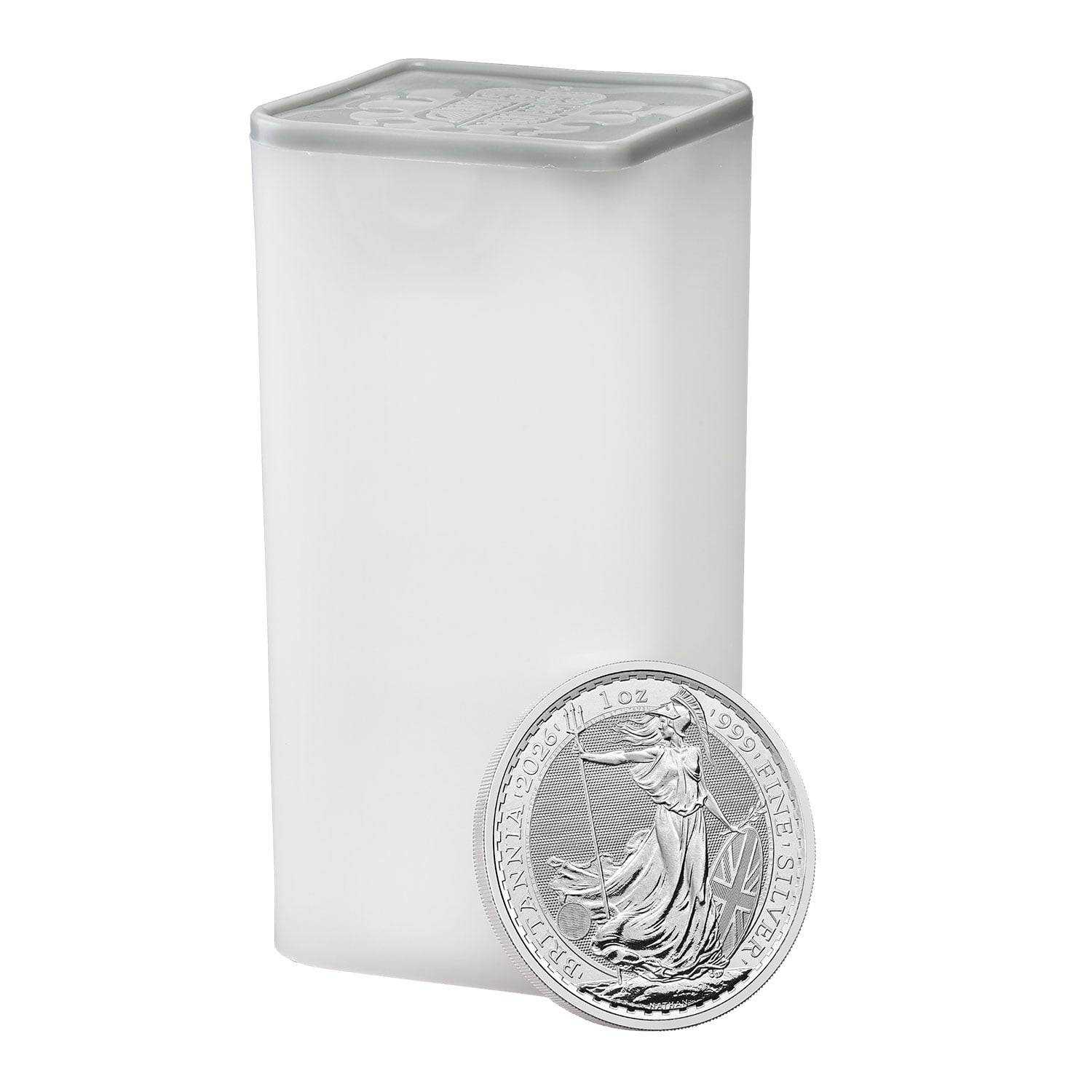 Britannia 2026 1oz Silver Bullion Twenty-Five Coin Tube