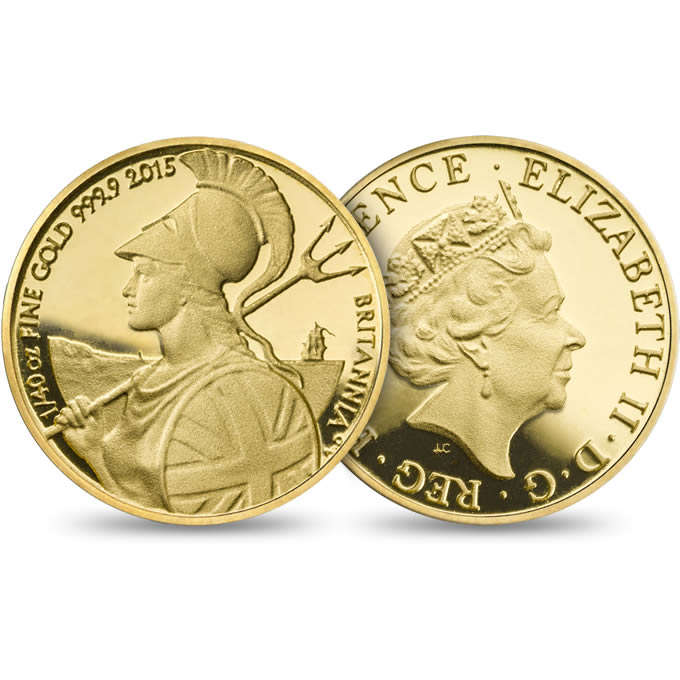 Britannia 2015 Fortieth-Ounce Gold Proof Coin