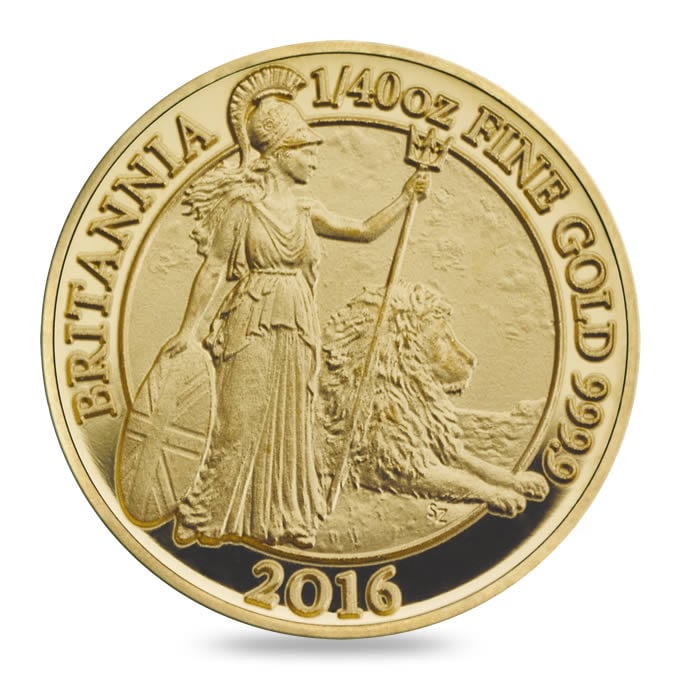 Britannia 2016 Fortieth-Ounce Gold Proof Coin