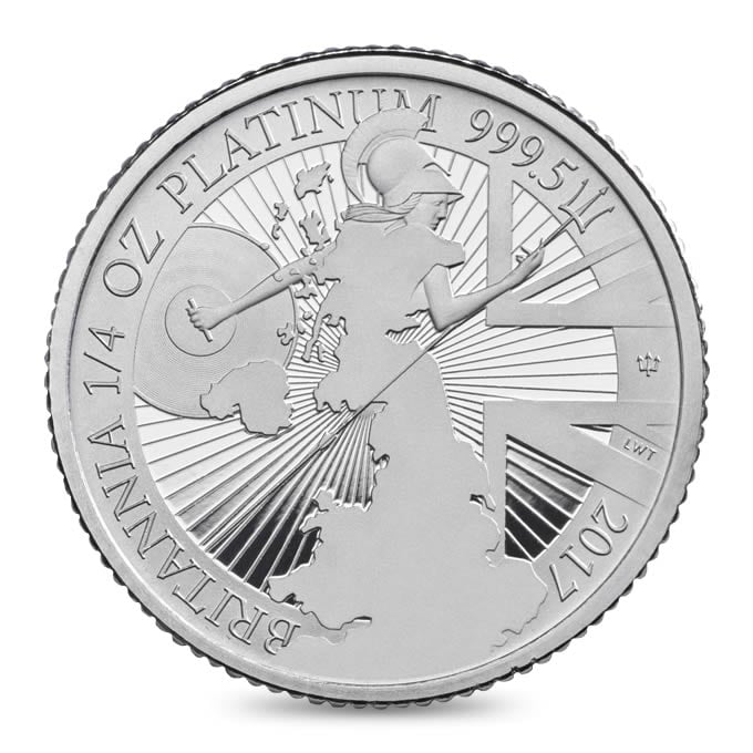 Britannia 2017 UK Quarter-Ounce Platinum Proof Coin