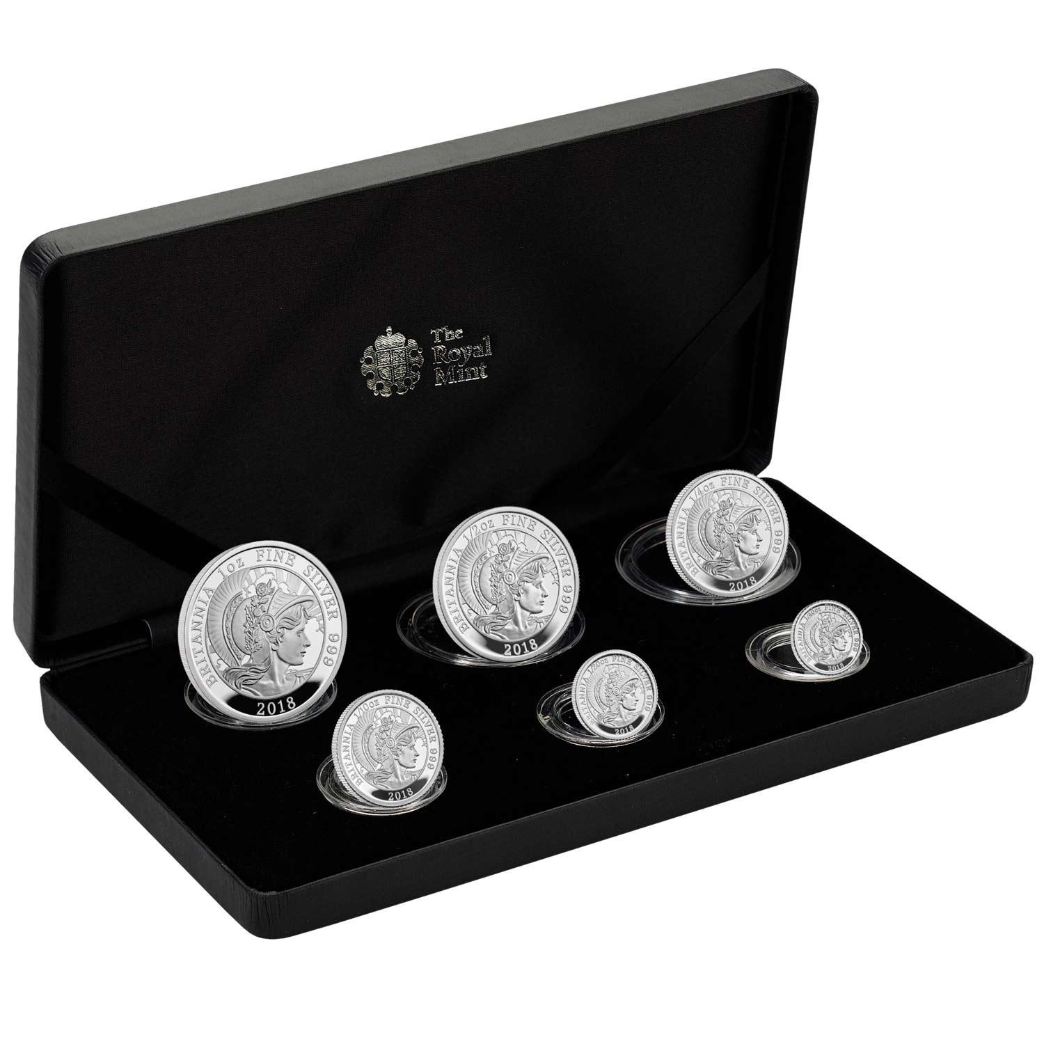 Britannia 2018 UK 6-Coin Silver Proof Set 