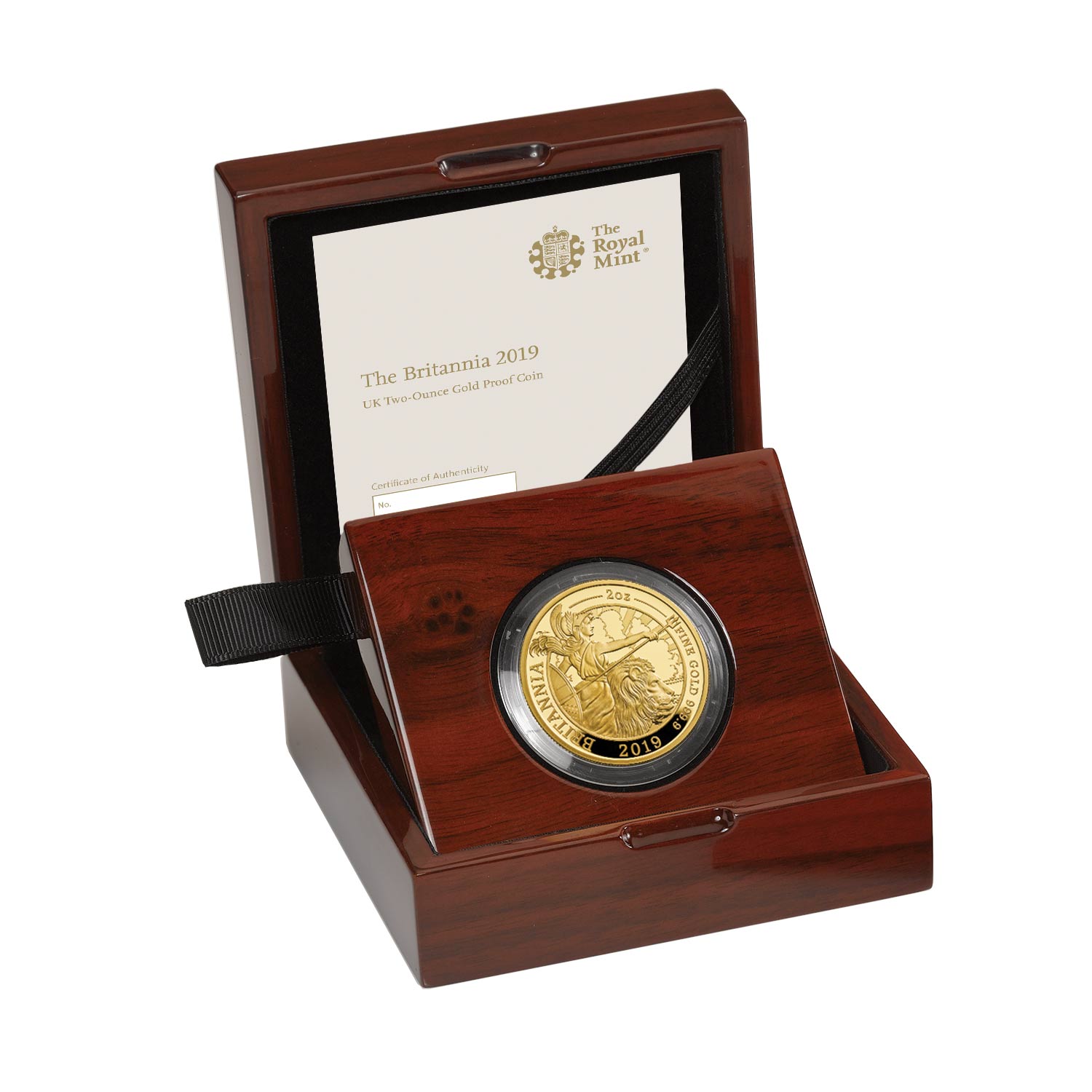The Britannia 2019 UK Two-Ounce Gold Proof Coin