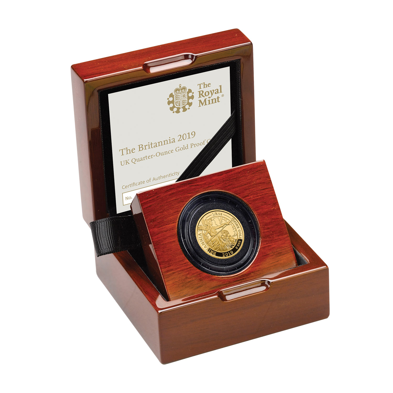 The Britannia 2019 UK Quarter-Ounce Gold Proof Coin