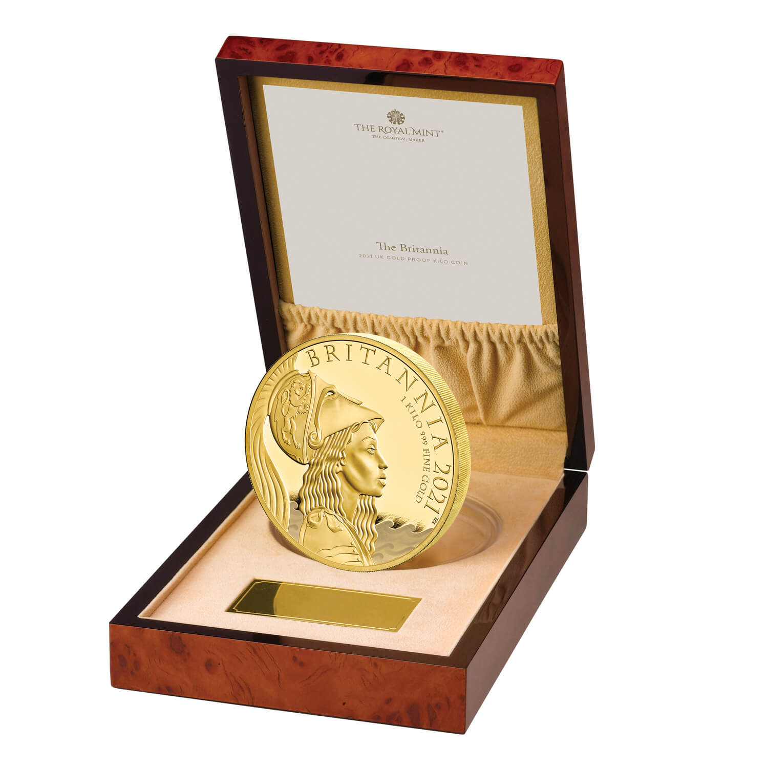 The Britannia 2021 UK Premium Exclusive Gold Kilo Coin
