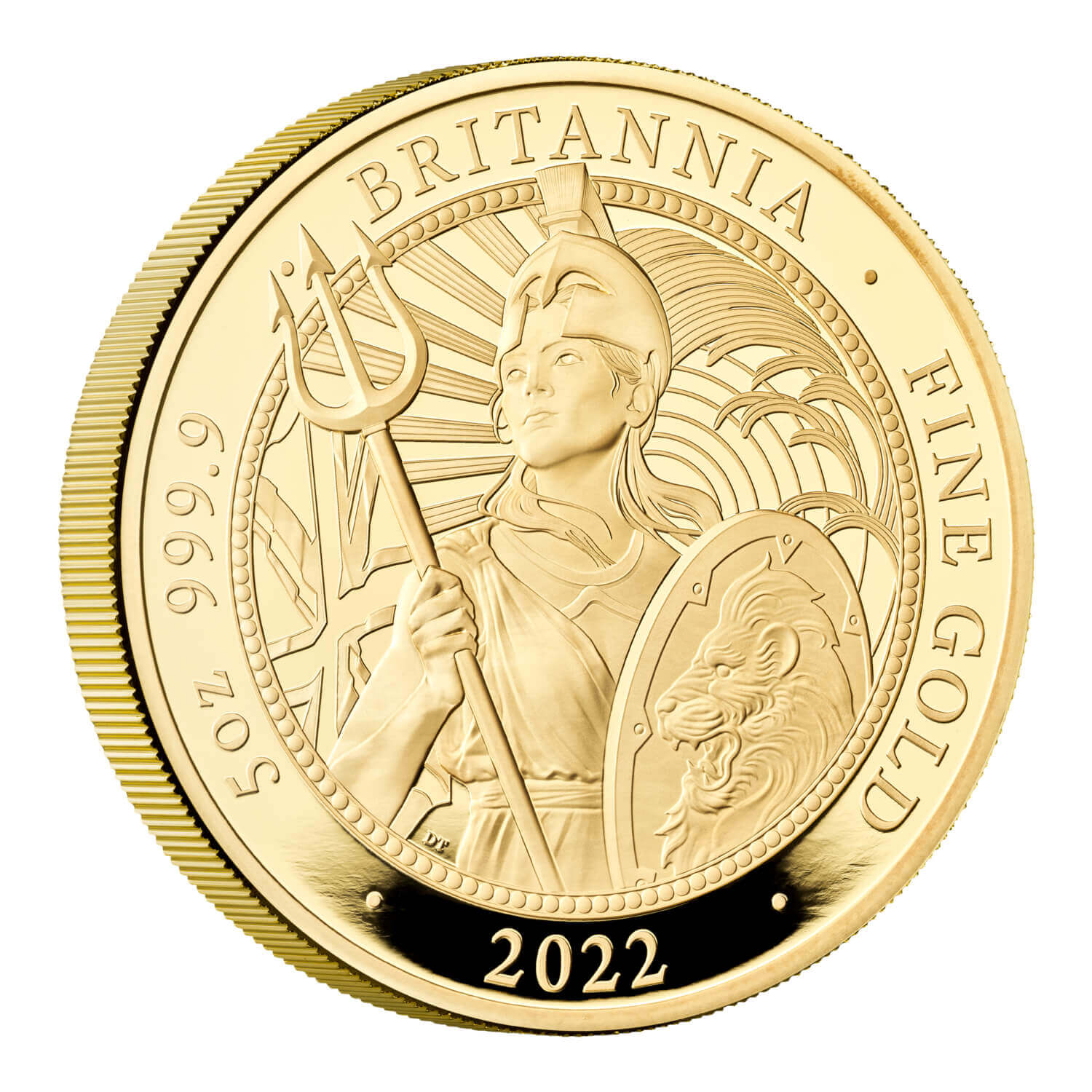 The Britannia 2022 UK 5oz Gold Proof Coin