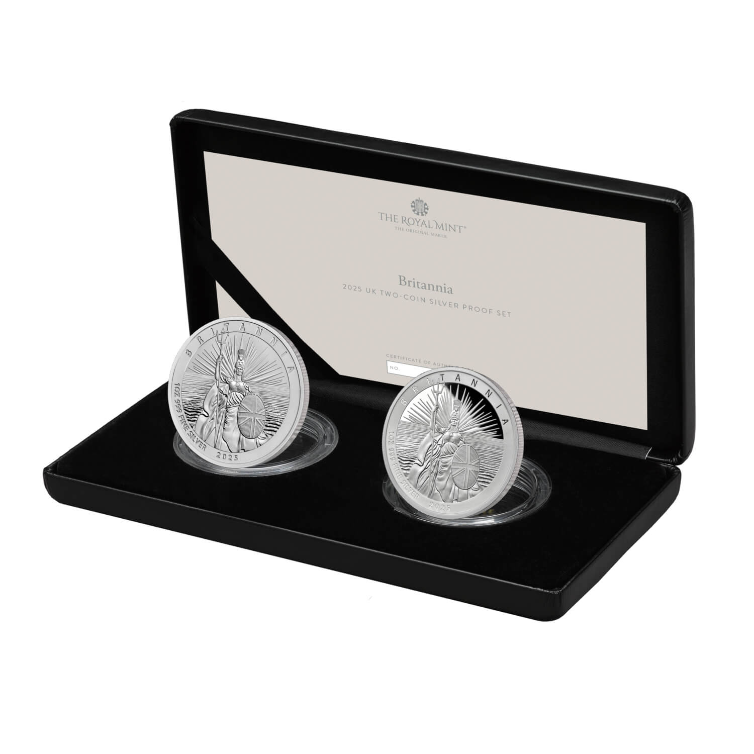 2025 Britannia UK Two-Coin Silver Proof Set