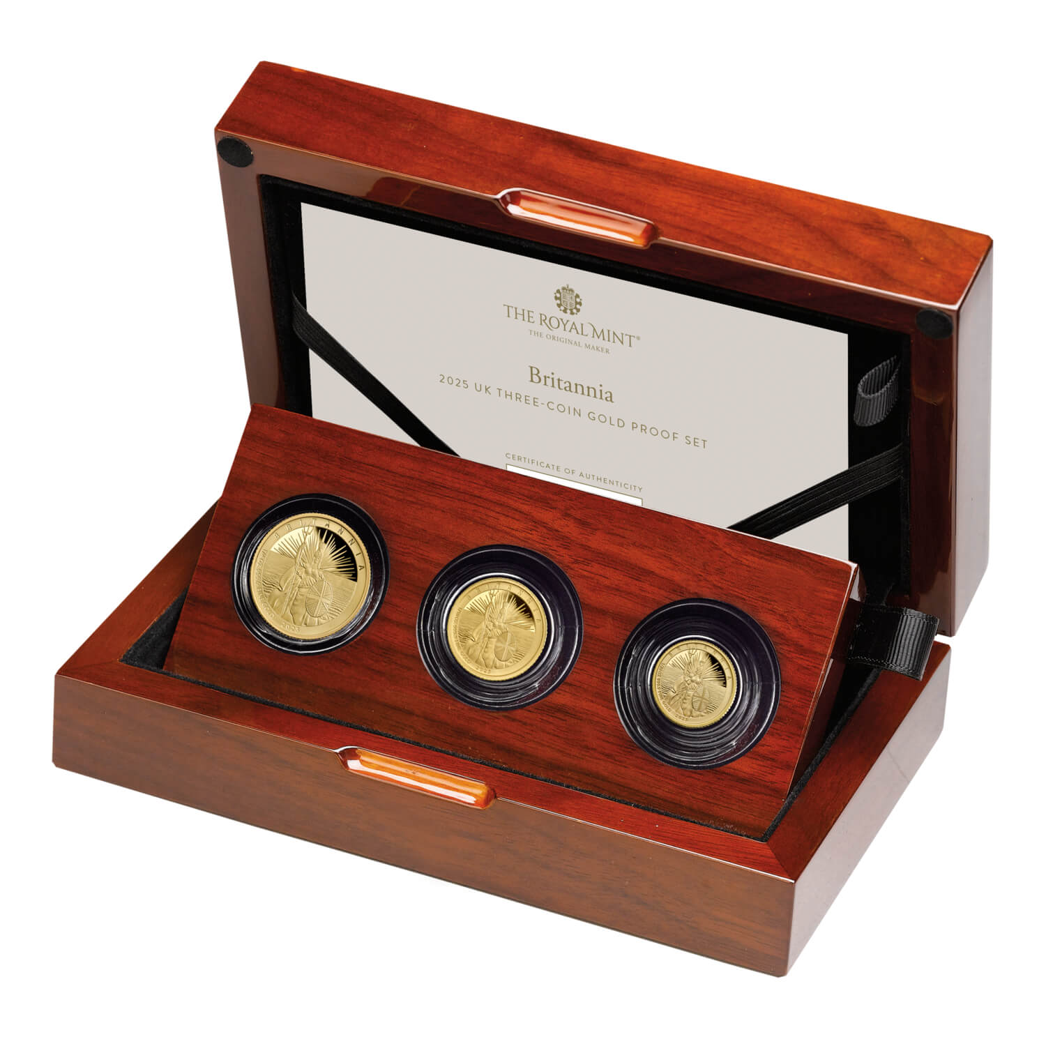 2025 Britannia UK Three-Coin Gold Proof Set