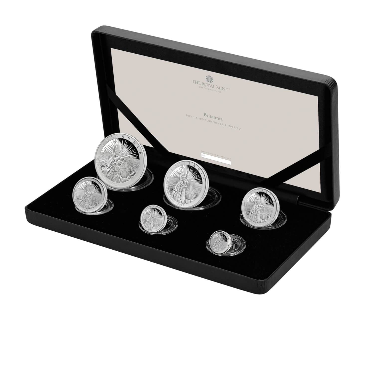 2025 Britannia UK Six-Coin Silver Proof Set