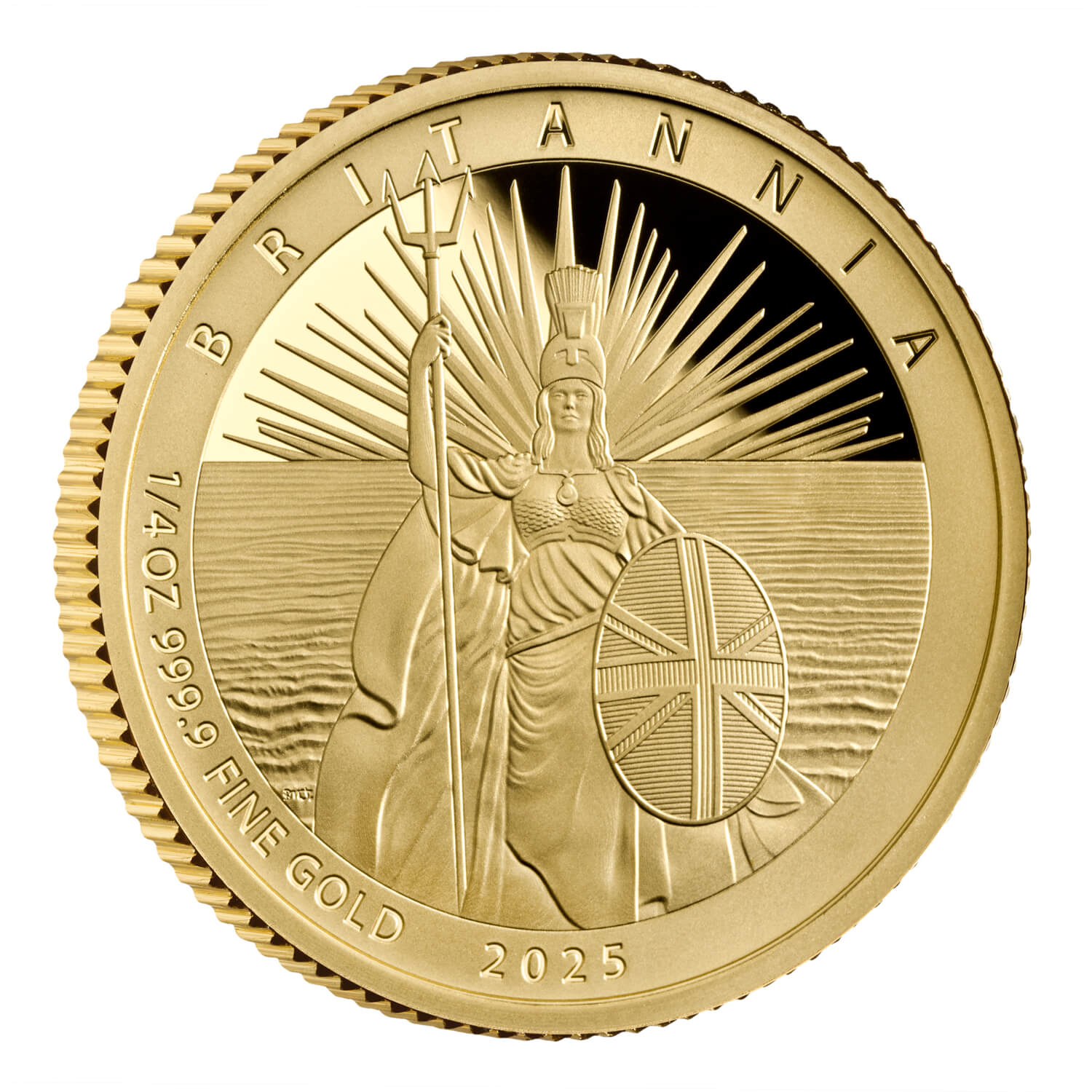 2025 Britannia UK 1/4oz Gold Proof Coin