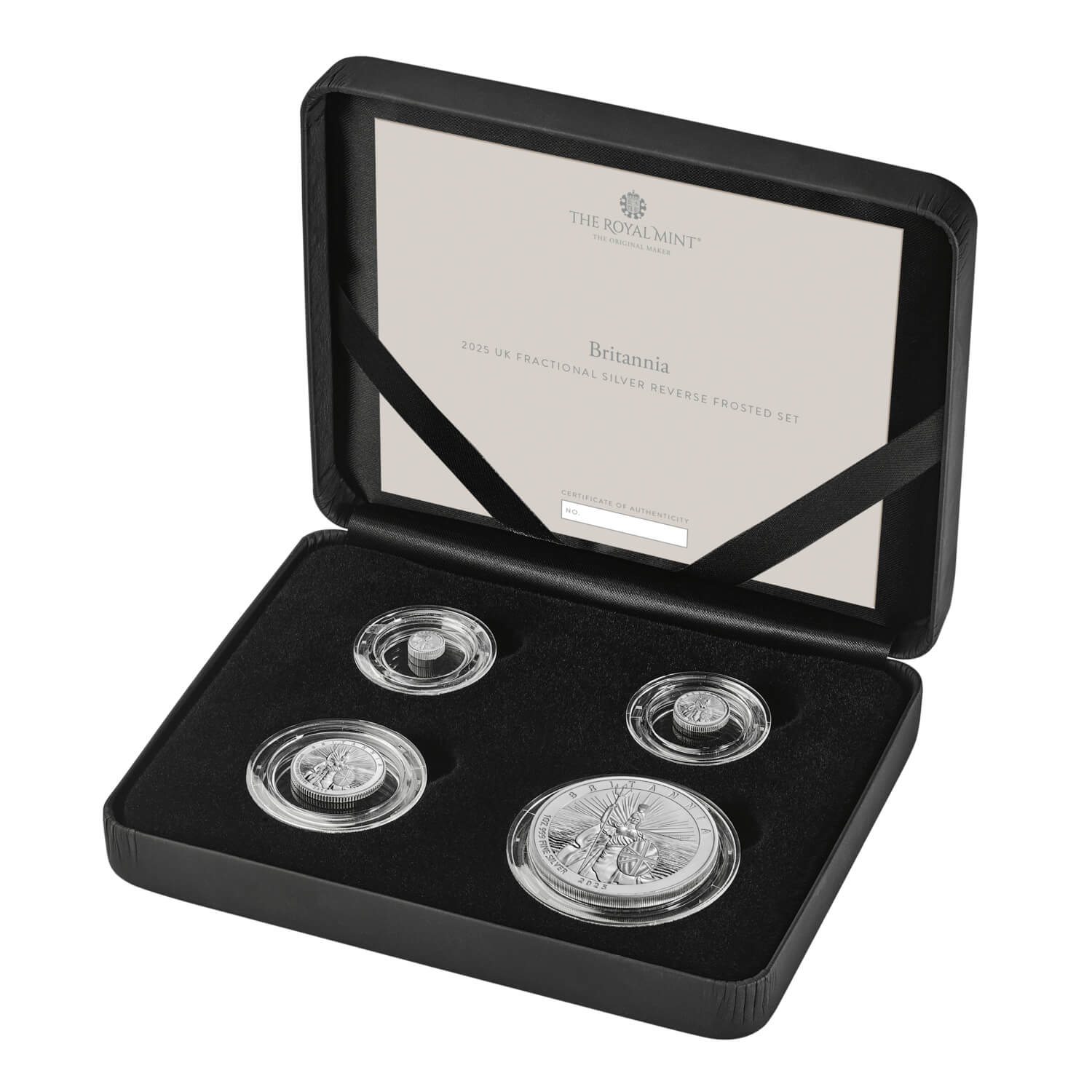 2025 Britannia UK Fractional Silver Reverse Frosted Set 