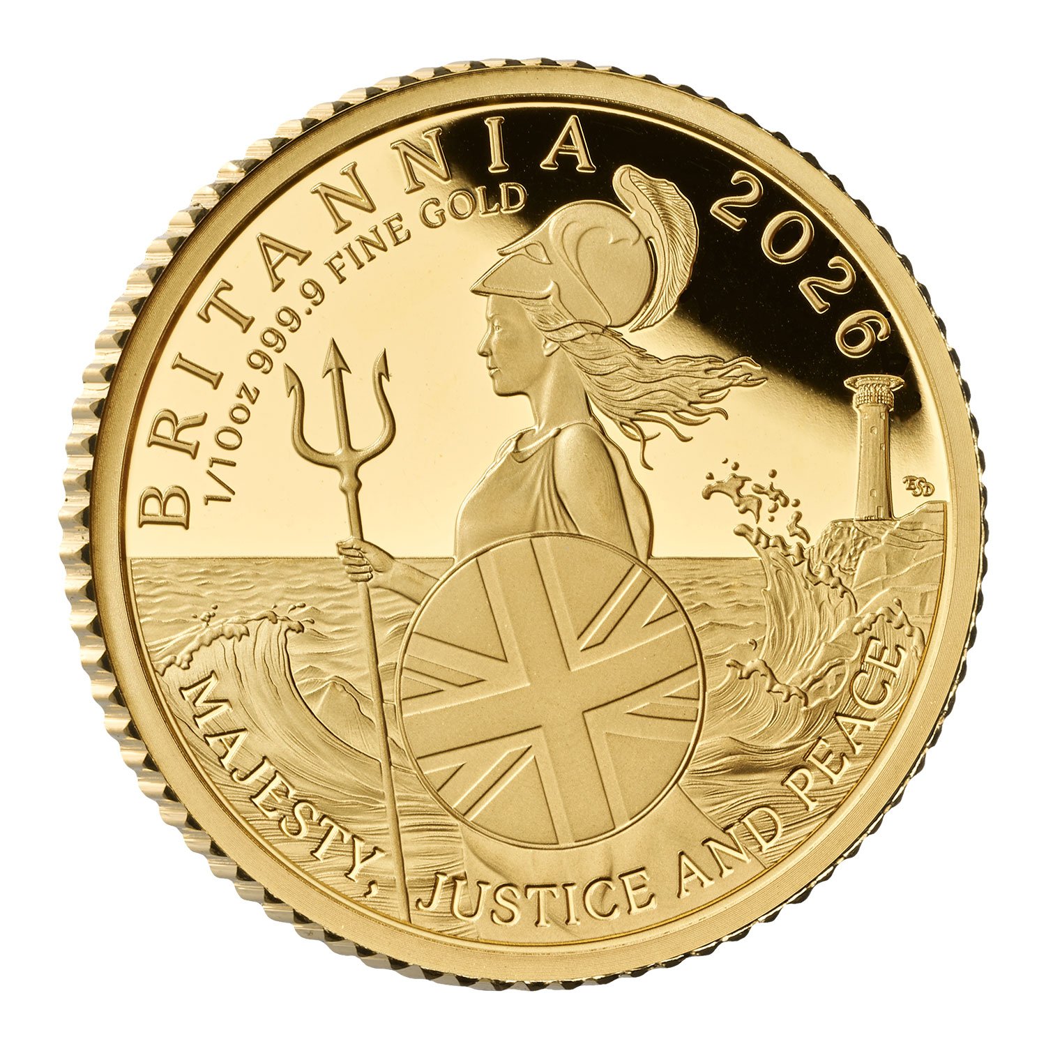 2026 Britannia UK 1/10oz Gold Proof Coin