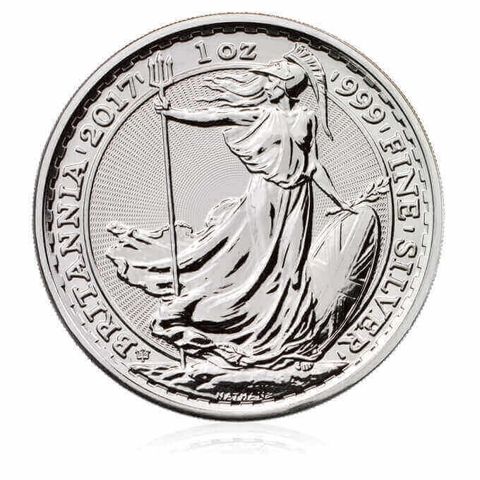 Britannia 2017 Anniversary Edition One Ounce Silver Bullion Coin