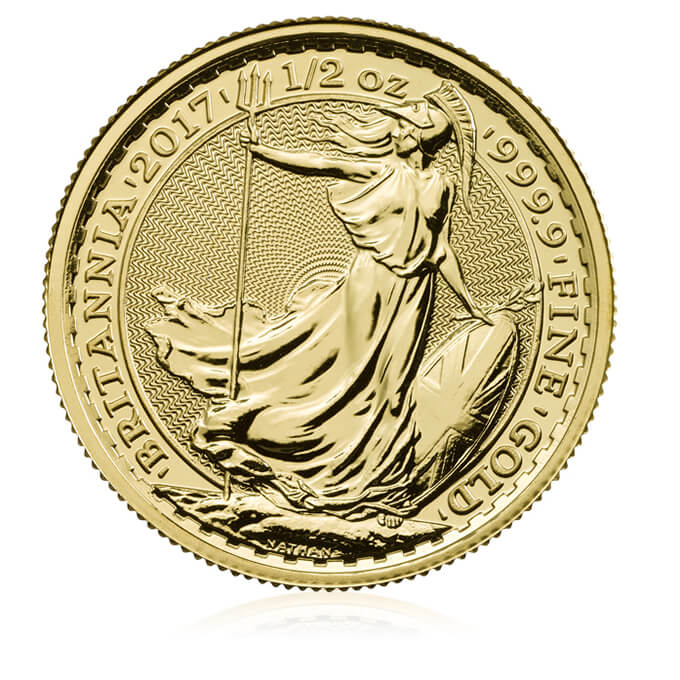 Britannia 2017 Half Ounce Gold Bullion Coin