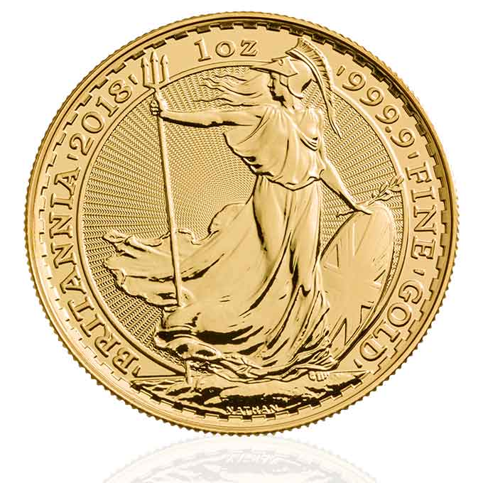 Britannia 2018 One Ounce Gold Bullion Coin