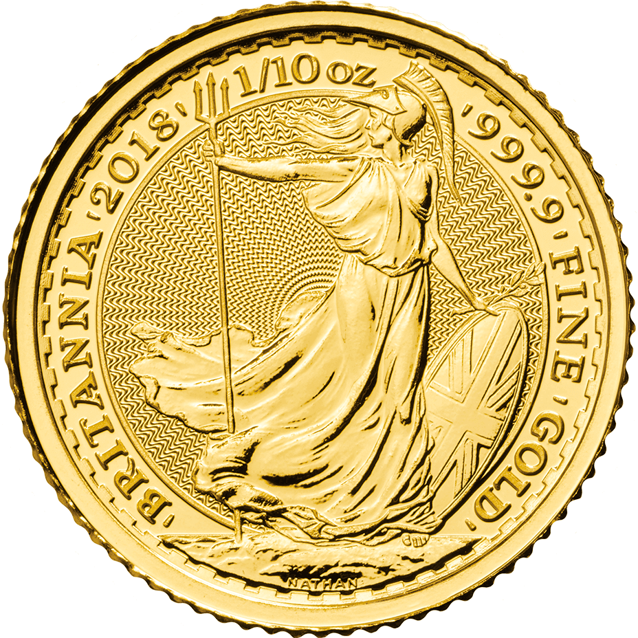 Britannia 2018 Tenth Ounce Gold Bullion Coin