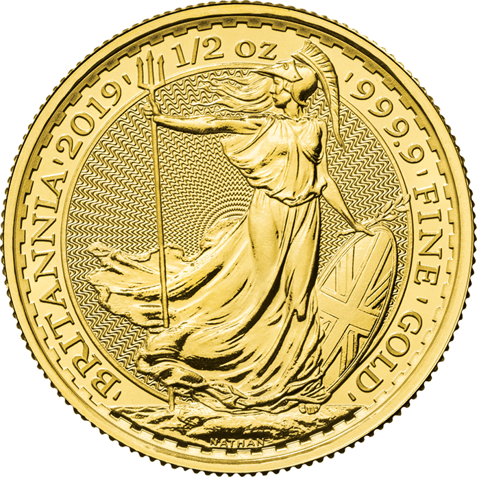 Britannia 2019 Half Ounce Gold Bullion Coin