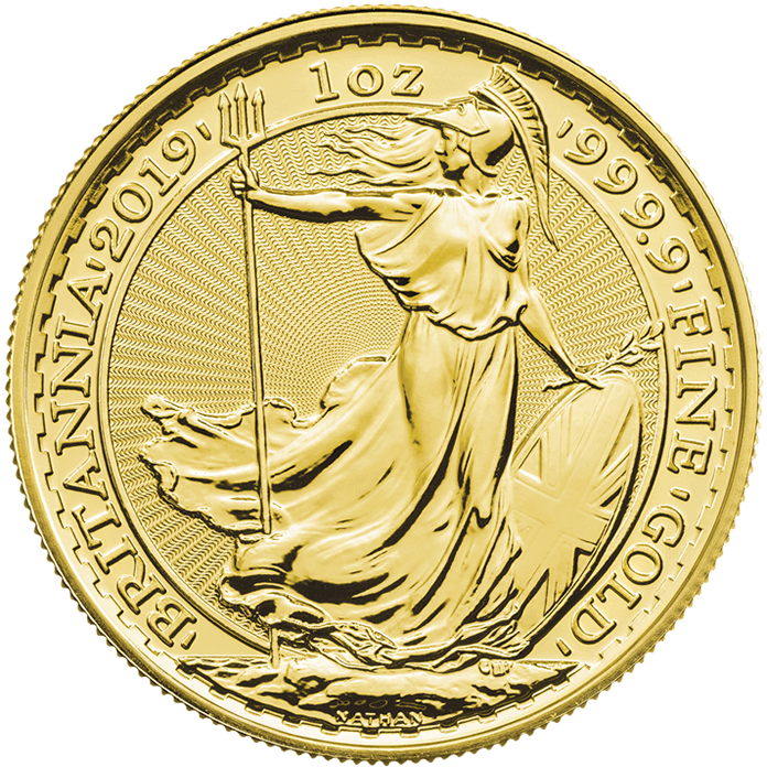 Britannia 2019 One Ounce Gold Bullion Coin