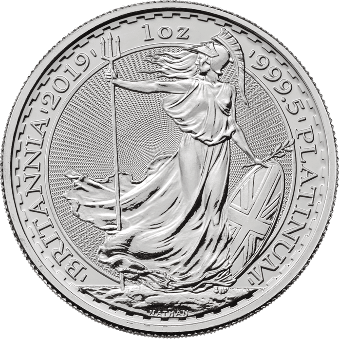 Britannia 2019 One Ounce Platinum Bullion Coin