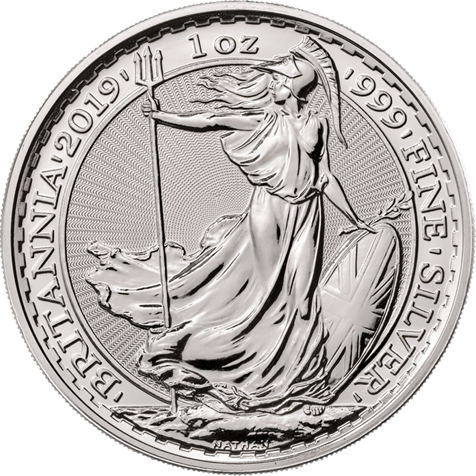 Britannia 2019 One Ounce Silver Bullion Coin