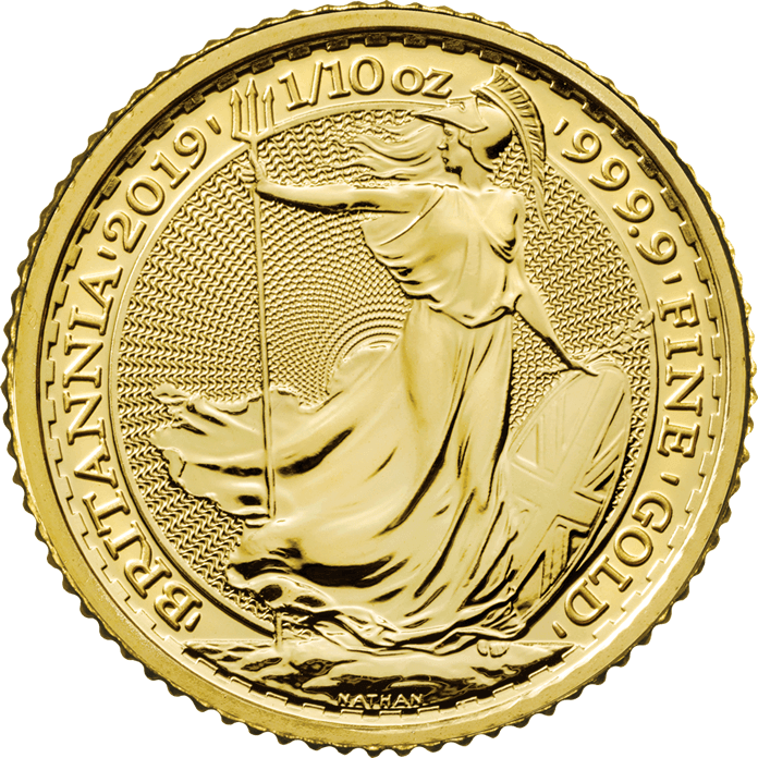 Britannia 2019 Tenth Ounce Gold Bullion Coin